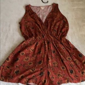 Flower print romper